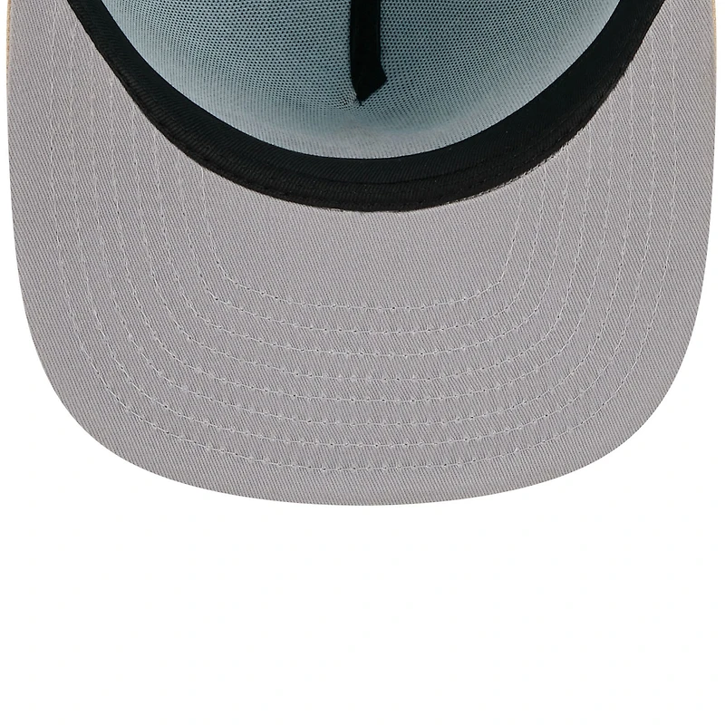 Men's New Era Light Blue/Brown Dallas Cowboys Two-Tone Color Pack A-Frame 9FIFTY Snapback Hat