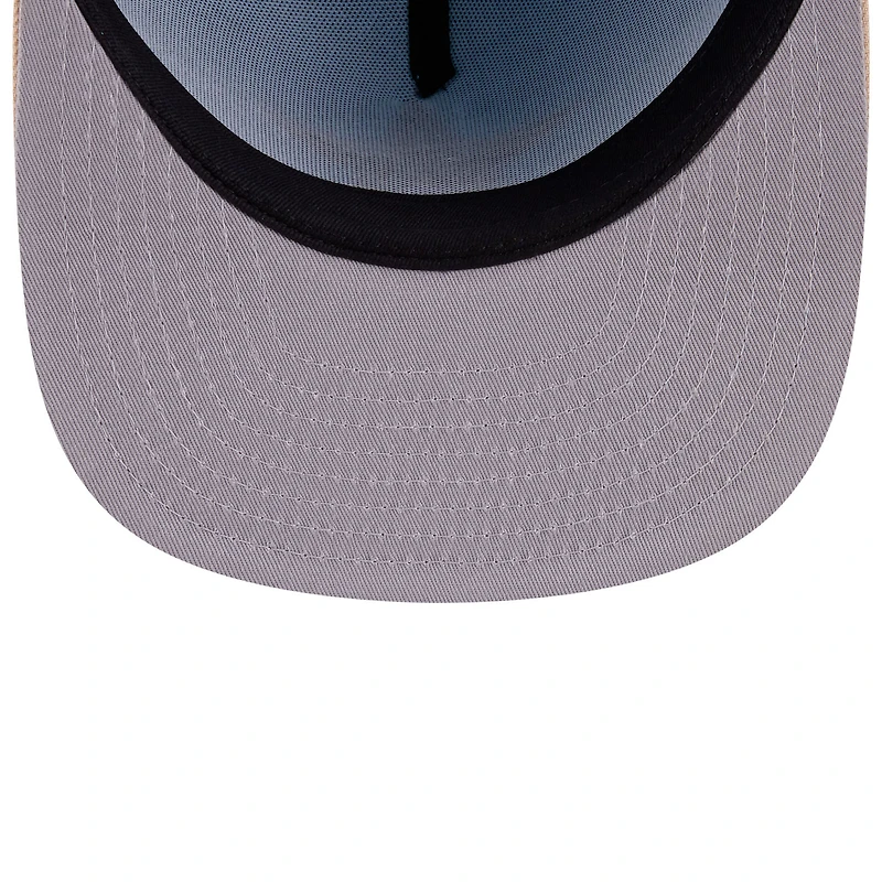 Men's New Era Light Blue/Light Beige Dallas Cowboys Two-Tone Color Pack A-Frame 59FIFTY Fitted Hat