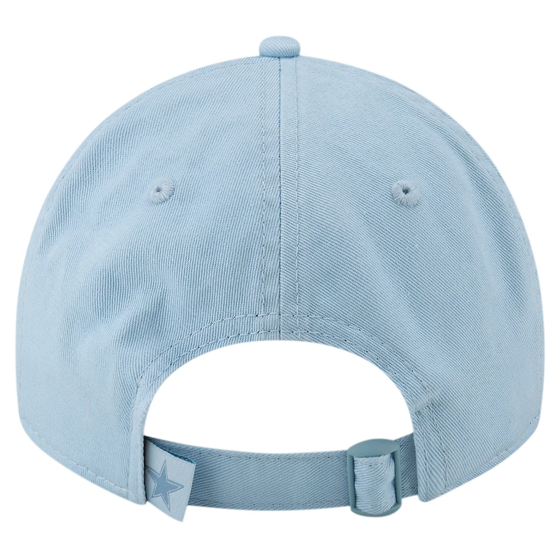 Casquette réglable 9TWENTY New Era pour hommes, bleu clair, Dallas Cowboys Color Pack