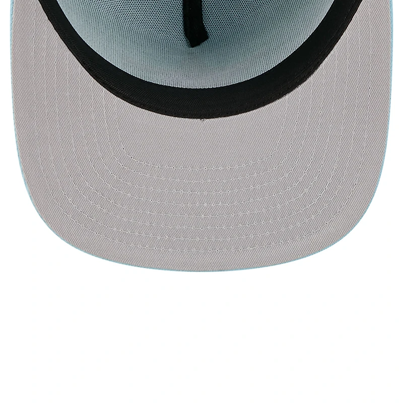 Men's New Era Light Blue Dallas Cowboys Color Pack A-Frame 59FIFTY Fitted Hat