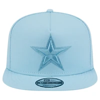 Casquette snapback A-Frame 9FIFTY bleu clair pour homme New Era Dallas Cowboys Color Pack