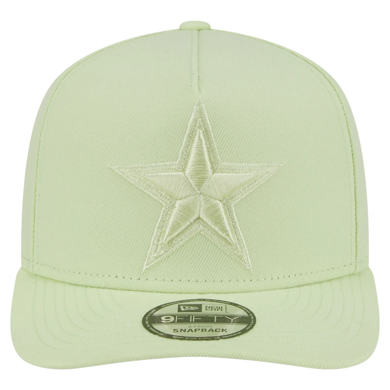Men's New Era Light Green Dallas Cowboys Color Pack 9FIFTY Snapback Hat