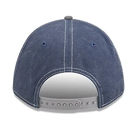 Casquette ajustable New Era 9FORTY en feutre bleu marine/gris Dallas Cowboys pour homme