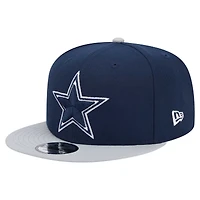 Men's New Era Navy/Gray Dallas Cowboys Main 9FIFTY Snapback Hat