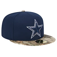 Men's New Era Navy/Realtree Camo Dallas Cowboys Active 59FIFTY Fitted Hat