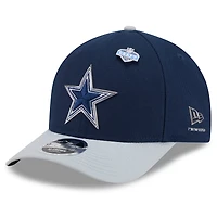 Men's New Era  Navy/Silver Dallas Cowboys 2026 NFL Draft 9FORTY M-Crown Adjustable Hat