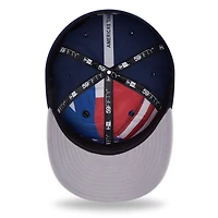 Men's New Era  Navy/Silver Dallas Cowboys 2026 NFL Draft Pre-Curved 59FIFTY Fitted Hat