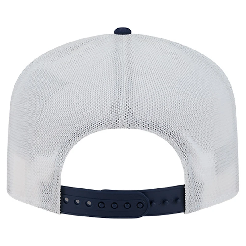 Men's New Era Navy/White Dallas Cowboys Patch 19TWENTY Adjustable Hat