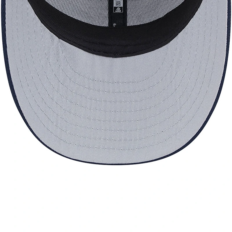 Casquette réglable 9FIFTY pour homme des Dallas Cowboys 2024 NFL Draft Low Profile Trucker New Era bleu marine