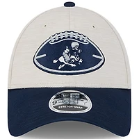 Casquette réglable bleu marine Dallas Cowboys 2024 Sideline 9FORTY New Era pour hommes