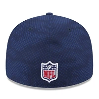Casquette ajustée 59FIFTY New Era pour hommes des Dallas Cowboys 2024 Sideline Low Profile bleu marine