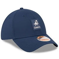 Men's New Era Navy Dallas Cowboys 2025 NFL Sideline Throwback 39THIRTY Flex Hat