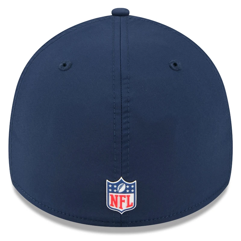 Men's New Era Navy Dallas Cowboys 2025 NFL Sideline Throwback 39THIRTY Flex Hat