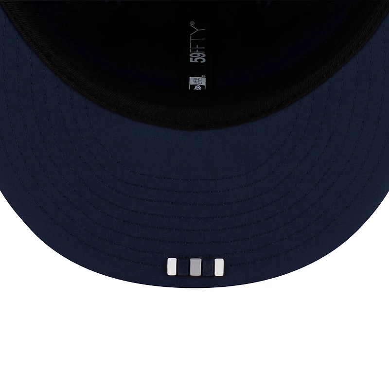 Casquette ajustée 59FIFTY Sideline 2025 bleu marine des Cowboys de Dallas New Era pour homme