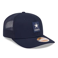 Casquette camionneur ajustable 9SEVENTY bleu marine des Cowboys de Dallas 2025 pour homme de New Era