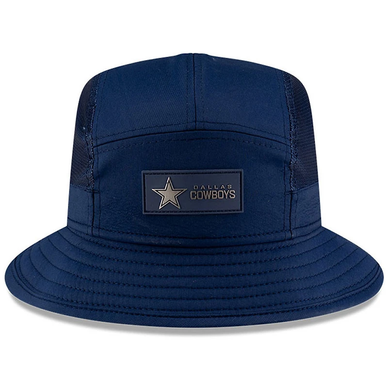 Bob New Era bleu marine Dallas Cowboys 2025 Sideline pour homme