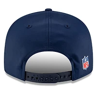 Men's New Era Navy Dallas Cowboys 2025 Sideline Throwback Split Panel 9FIFTY Snapback Hat