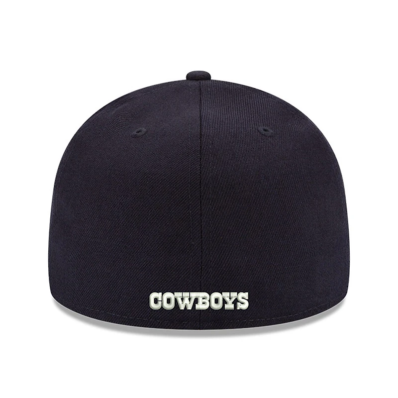 Casquette ajustée New Era 59FIFTY bleu marine Dallas Cowboys pour homme