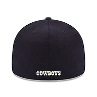 Casquette ajustée New Era 59FIFTY bleu marine Dallas Cowboys pour homme