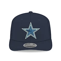 Casquette trucker ajustable New Era Dallas Cowboys 9SEVENTY bleu marine pour homme