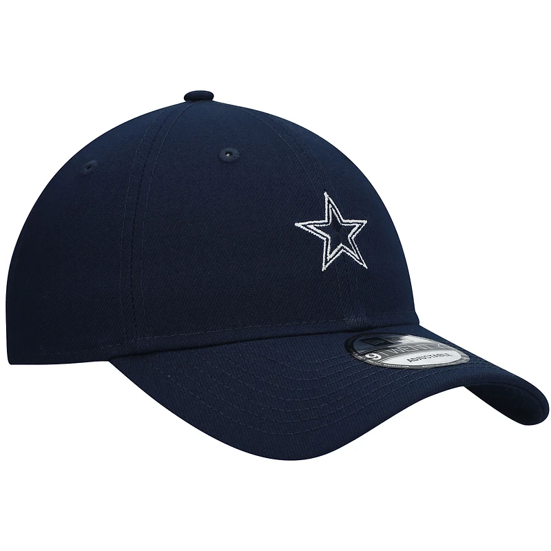 Casquette ajustable 9TWENTY des Dallas Cowboys New Era pour homme, bleu marine