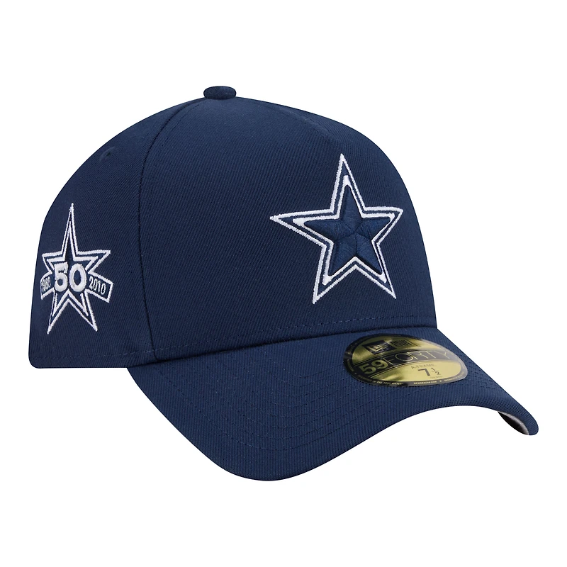 Casquette ajustée New Era 59FORTY bleu marine Dallas Cowboys pour homme