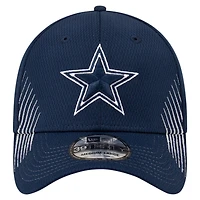 Casquette flexible Active 39THIRTY des Dallas Cowboys New Era pour hommes, bleu marine