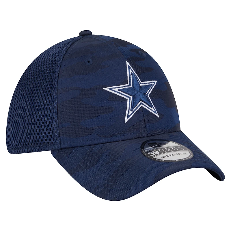 Casquette 39THIRTY Flex Active Camo Dallas Cowboys de New Era pour homme, bleu marine