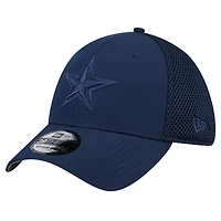 Casquette flexible 39THIRTY Active Team Tone des Dallas Cowboys New Era pour hommes, bleu marine