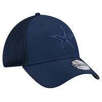 Casquette flexible 39THIRTY Active Team Tone des Dallas Cowboys New Era pour hommes, bleu marine