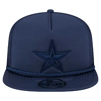 Casquette de golf à visière snapback Active Tone Dallas Cowboys New Era bleu marine pour homme