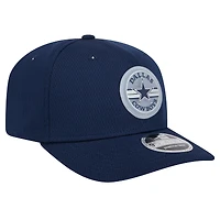 Casquette ajustable extensible à boutons-pression 9SEVENTY Adventure Patched bleu marine Dallas Cowboys New Era pour homme