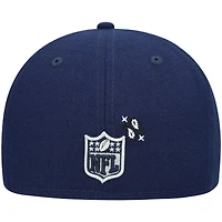 Bandana 59FIFTY Dallas Cowboys New Era pour homme - Bleu marine Casquette ajustée