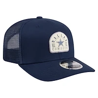 Men's New Era Navy Dallas Cowboys Contest 9SEVENTY Adjustable Trucker Hat