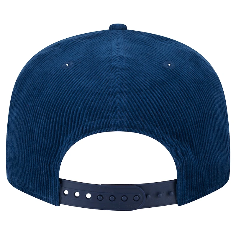 Men's New Era Navy Dallas Cowboys Display Corduroy 9FIFTY Snapback Hat