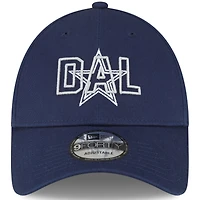 Men's New Era Navy Dallas Cowboys Doubled 9FORTY Snapback Hat