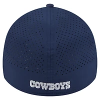 Casquette New Era bleu marine Dallas Cowboys Featherweight Poly Rope Flex 39Thirty pour homme