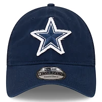 Casquette de camionneur réglable bleu marine Dallas Cowboys Game Day 9TWENTY New Era pour hommes