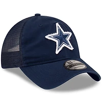 Casquette de camionneur réglable bleu marine Dallas Cowboys Game Day 9TWENTY New Era pour hommes