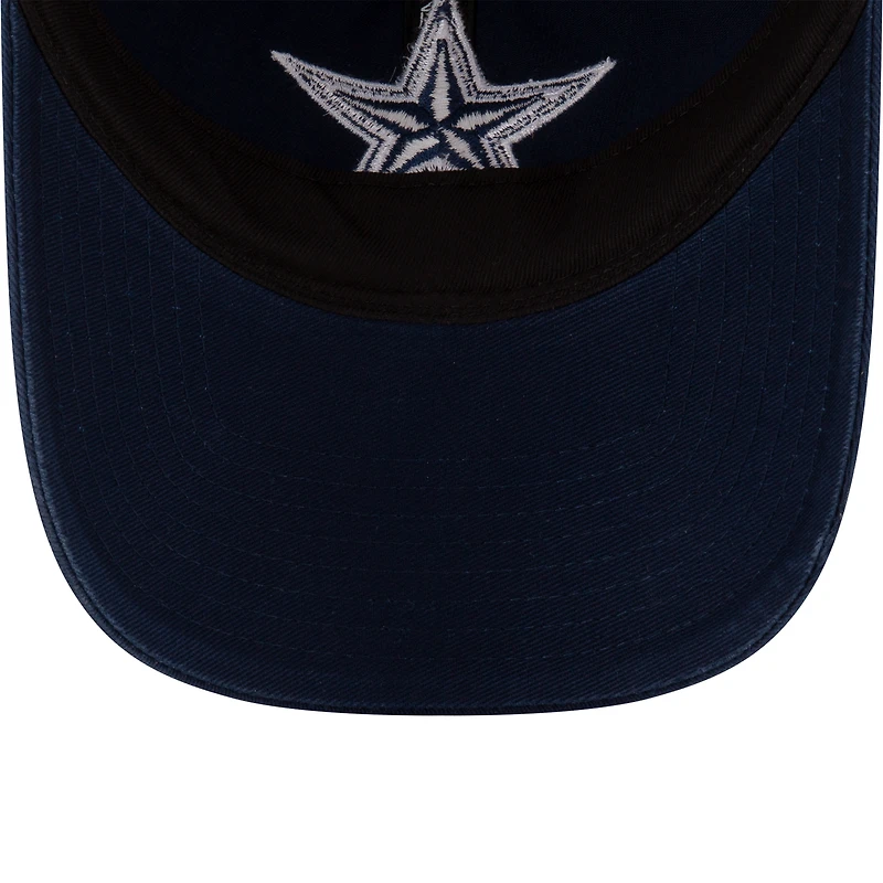 Casquette de camionneur réglable bleu marine Dallas Cowboys Game Day 9TWENTY New Era pour hommes