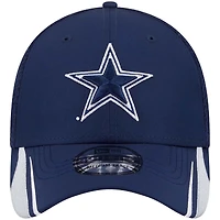 Casquette Game Day Linear 39THIRTY Flex bleu marine pour homme des Cowboys de Dallas New Era