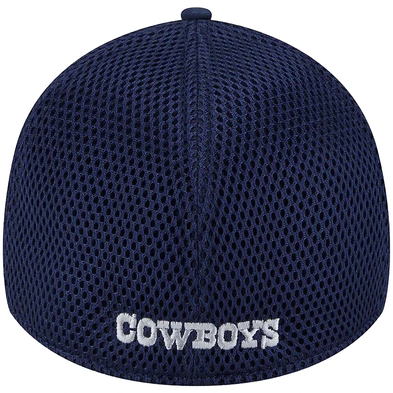 Casquette Game Day Linear 39THIRTY Flex bleu marine pour homme des Cowboys de Dallas New Era