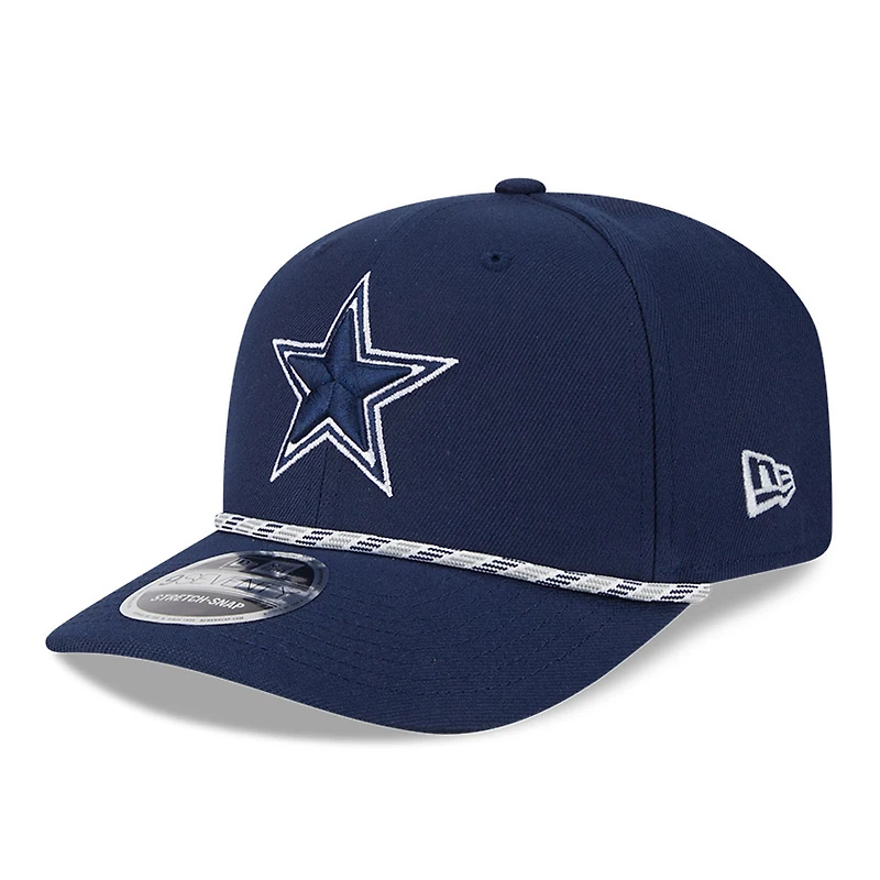 Casquette ajustable New Era blanche Dallas Cowboys Gameday Multi Rope 9SEVENTY pour homme