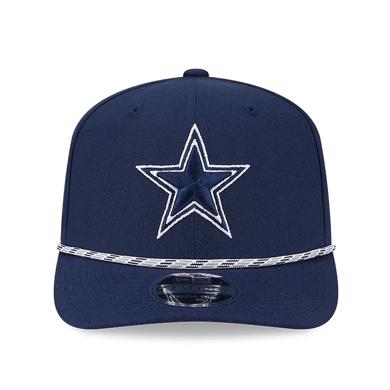 Casquette ajustable New Era blanche Dallas Cowboys Gameday Multi Rope 9SEVENTY pour homme