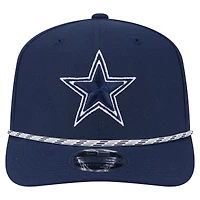 Casquette extensible à boutons-pression Gameday Multi Rope 9SEVENTY bleu marine des Cowboys de Dallas de New Era pour homme