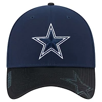 Casquette Hit 39THIRTY Flex bleu marine Dallas Cowboys de New Era pour homme