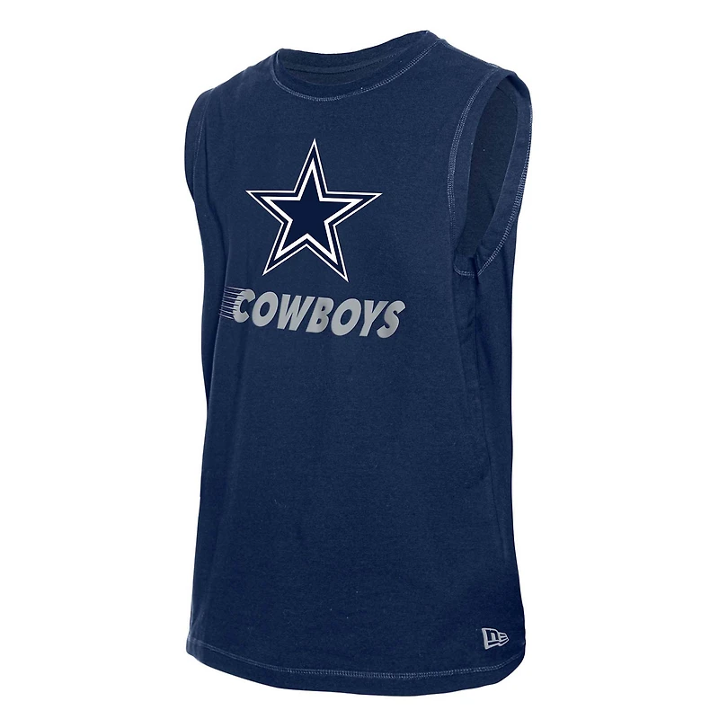 Débardeur moulant bleu marine Dallas Cowboys Leisure Collection pour homme de New Era