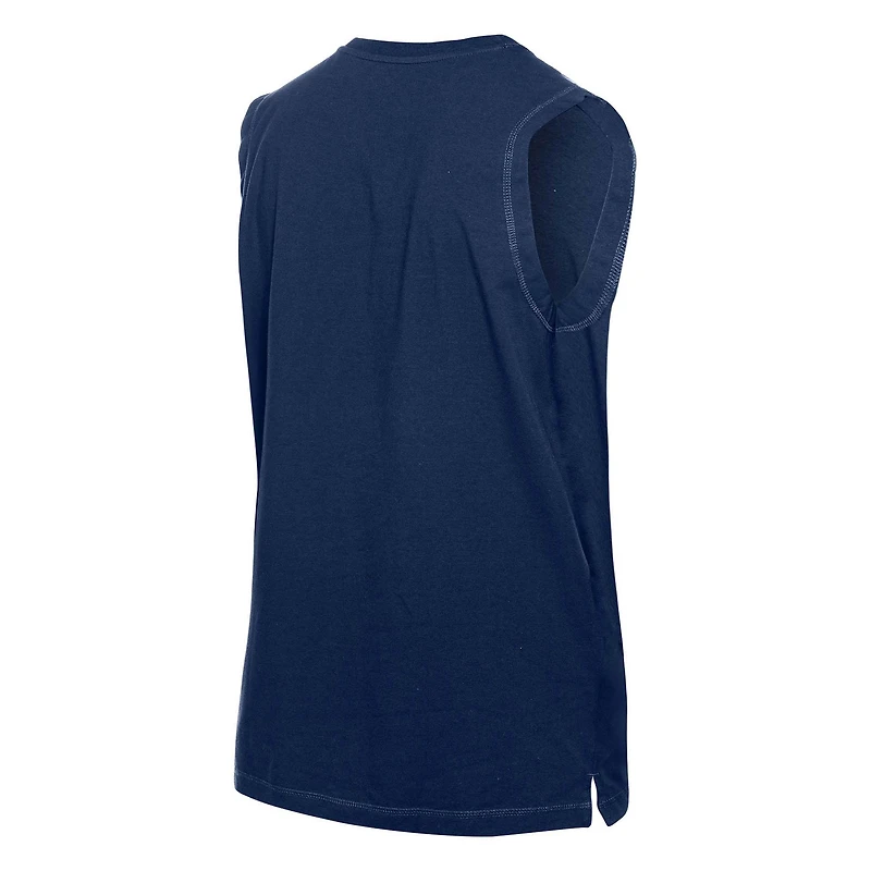 Men's New Era Navy Dallas Cowboys Leisure Collection Muscle Tank Top