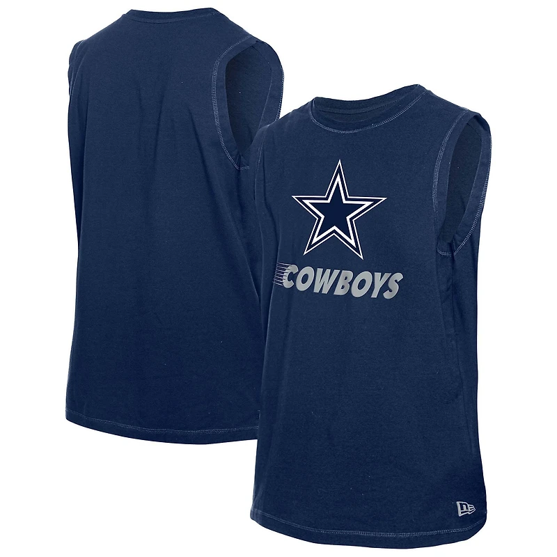 Débardeur moulant bleu marine Dallas Cowboys Leisure Collection pour homme de New Era