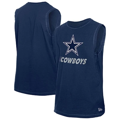 Débardeur moulant bleu marine Dallas Cowboys Leisure Collection pour homme de New Era